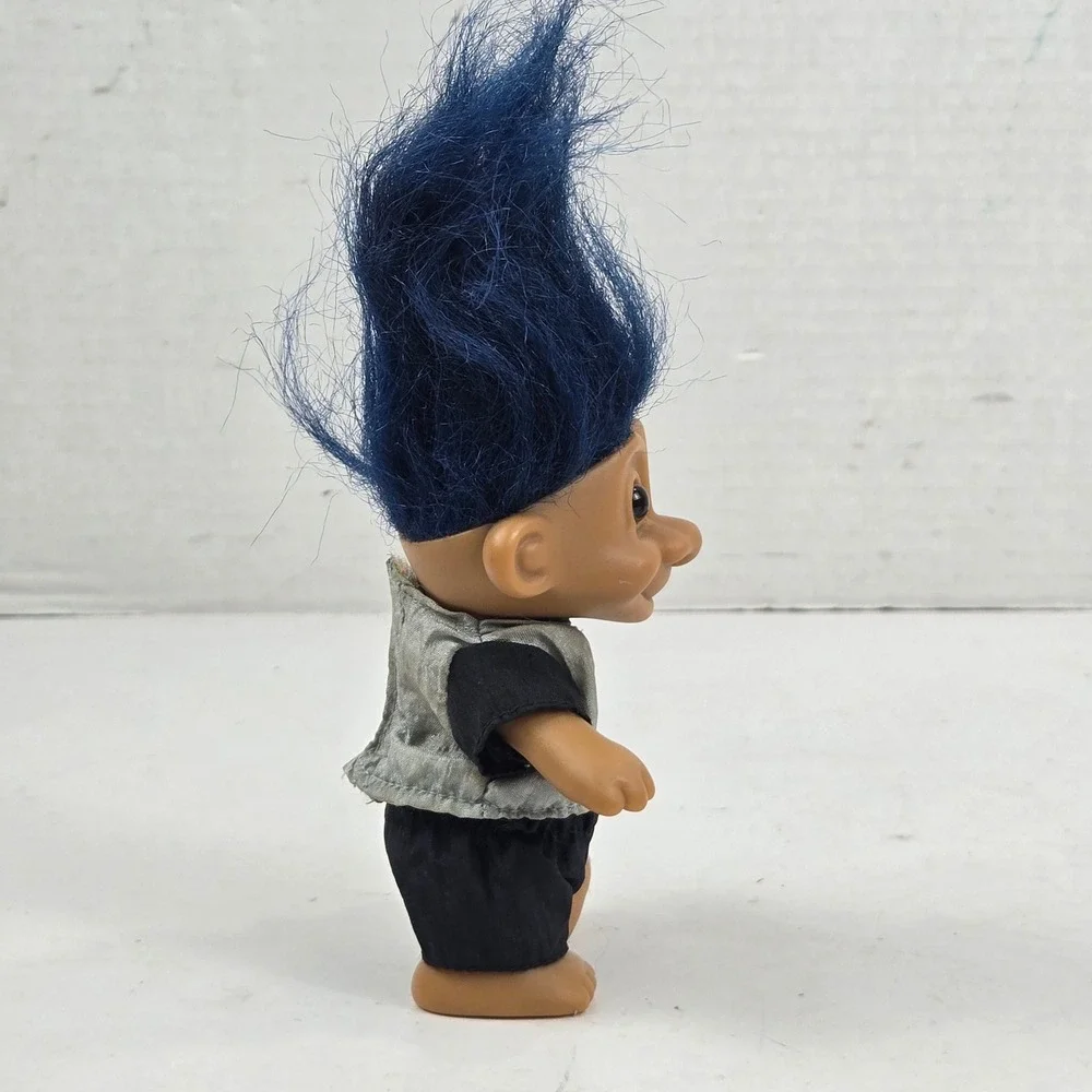Vtg 90s Russ Troll Doll Seattle Mariners MLB Baseball Blue Hair 4